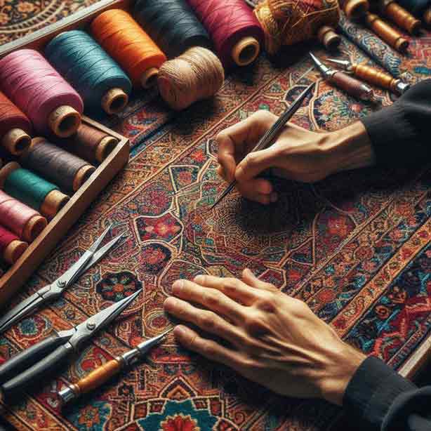 قلم زنی فرش